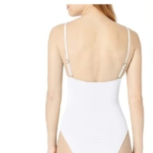 *SALE* Anne Cole's Stunning Classic High Rise White One-Piece White Swimsuit NWT - Picture 3 of 4